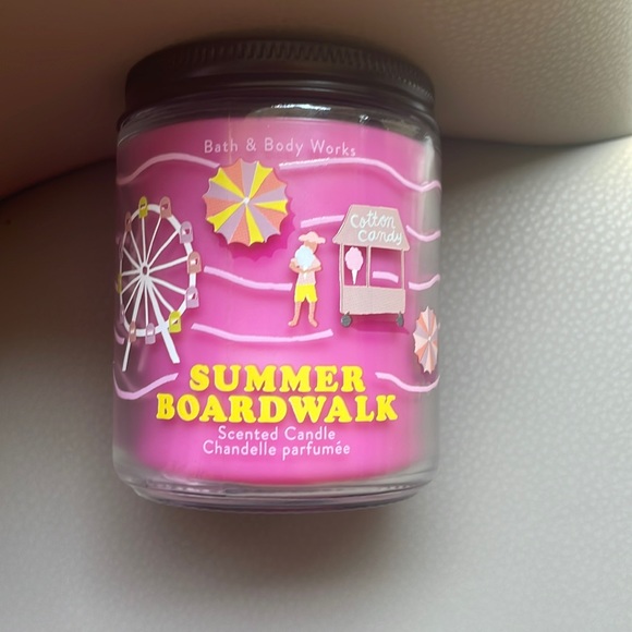 Bath & Body Works Other Nwot Summer Boardwalk Single Wick Bath And